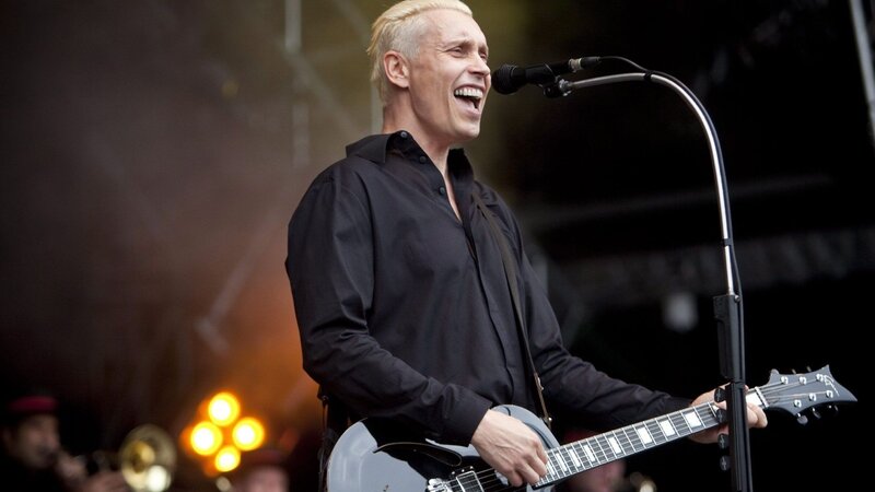 Man Playing Guitar — Black, Energetic, Photograph