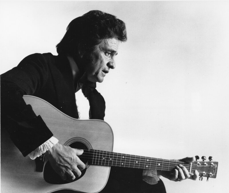 Man Playing Guitar — Black, Focused, Photograph