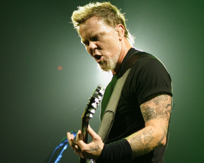 Man Playing Guitar — Black, Intense, Photograph
