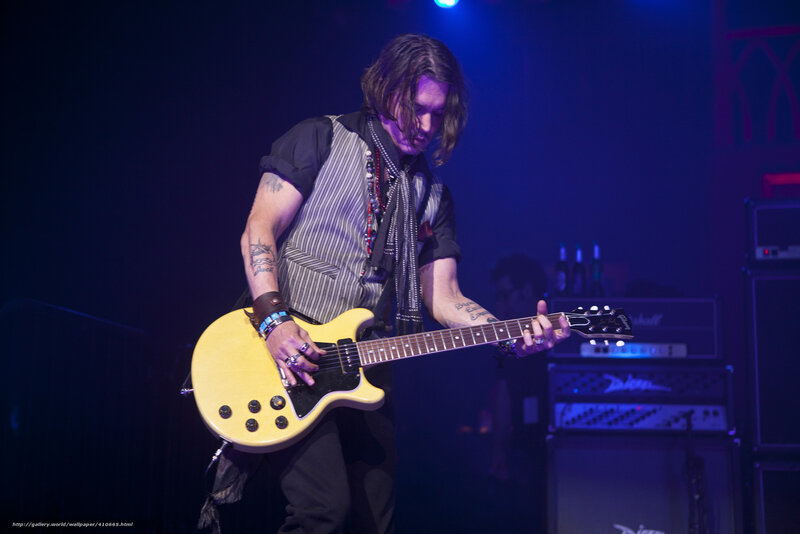 Man Playing Guitar — Blue, Dramatic, Night, Photograph, Amplifier