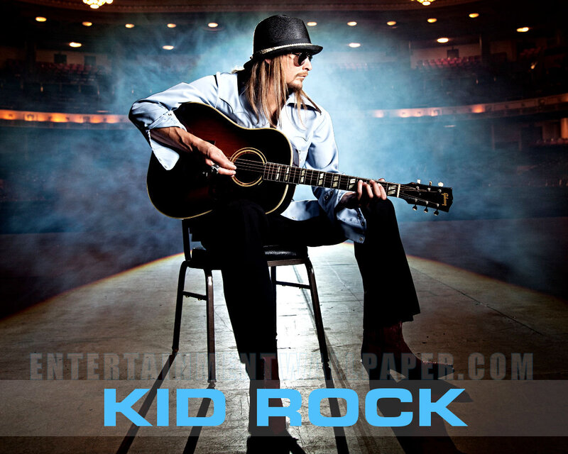 Man Playing Guitar — Blue, Dramatic, Photograph, Hat