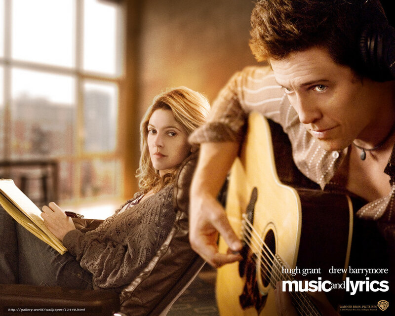 Man Playing Guitar with Woman — Brown