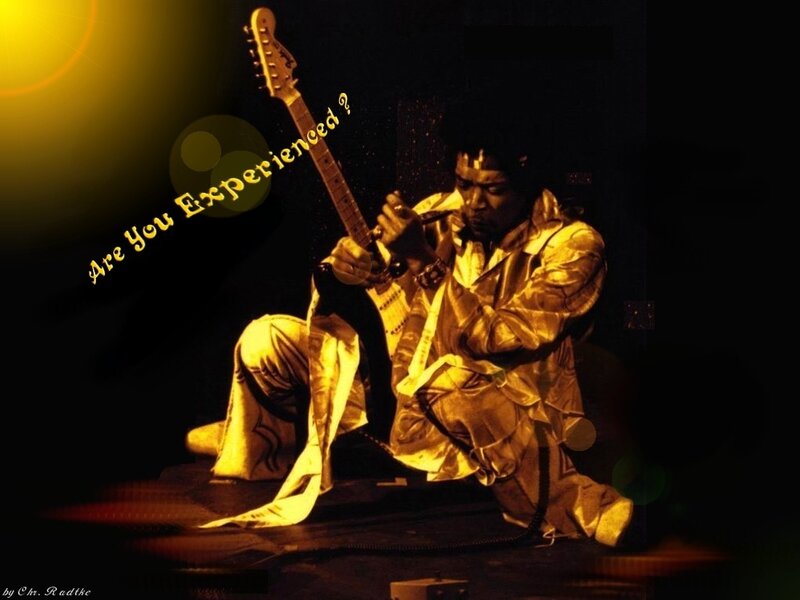 Man Playing Guitar — Yellow, Dramatic, Night