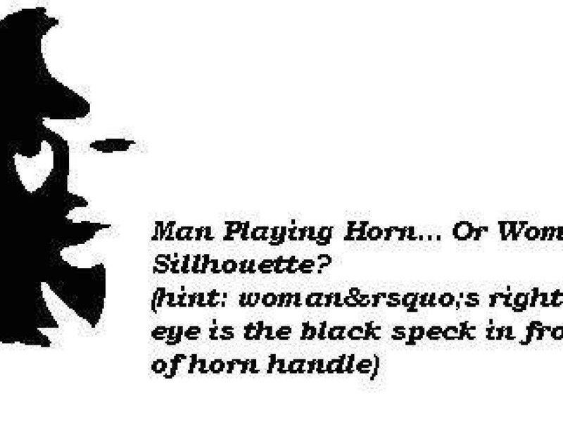 Man Playing Horn Silhouette