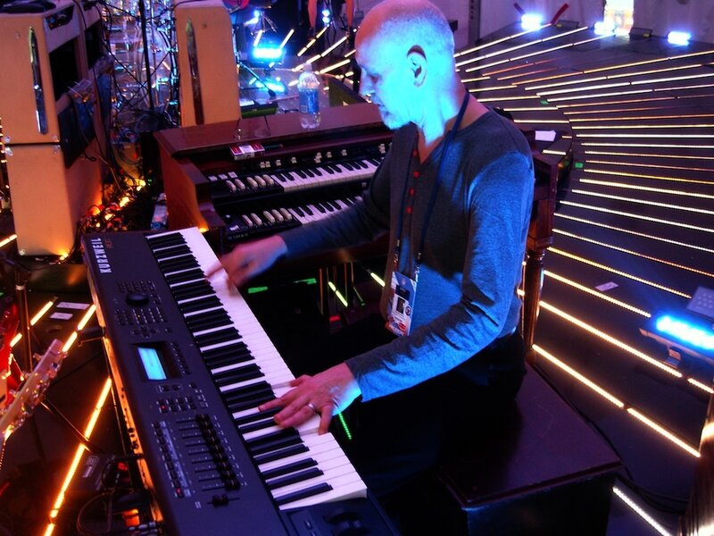 Man Playing Keyboard