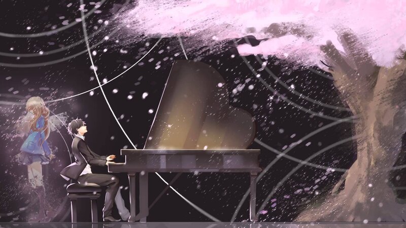 Man Playing Piano — Black, Dreamy, Night