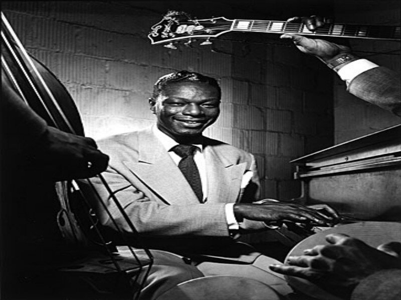 Man Playing Piano — Black, Relaxed