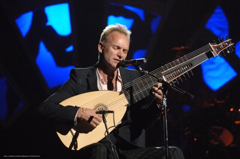 Man Playing String Instrument