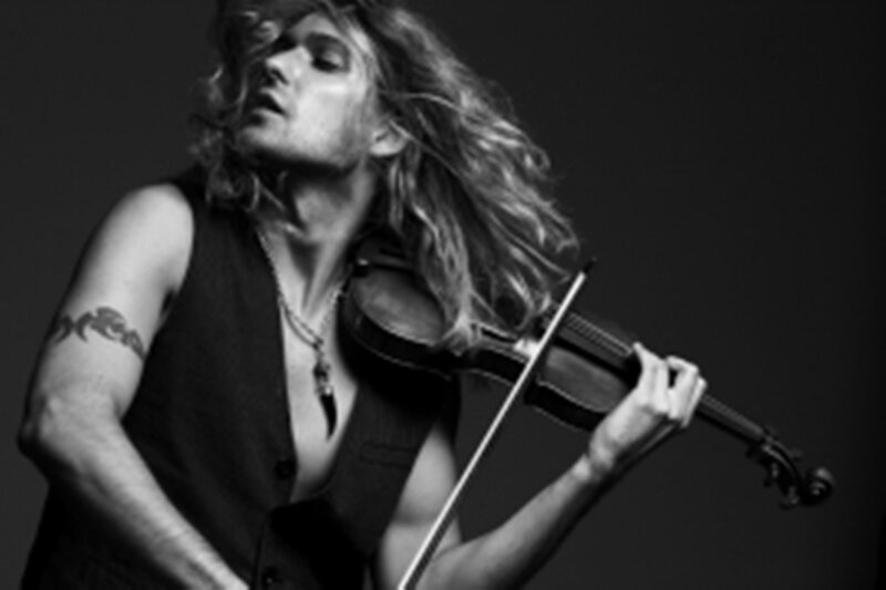 Man Playing Violin — Black, Dramatic, Photograph, Tattoo