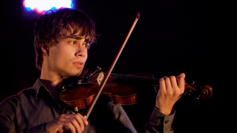Man Playing Violin — Black, Focused, Night