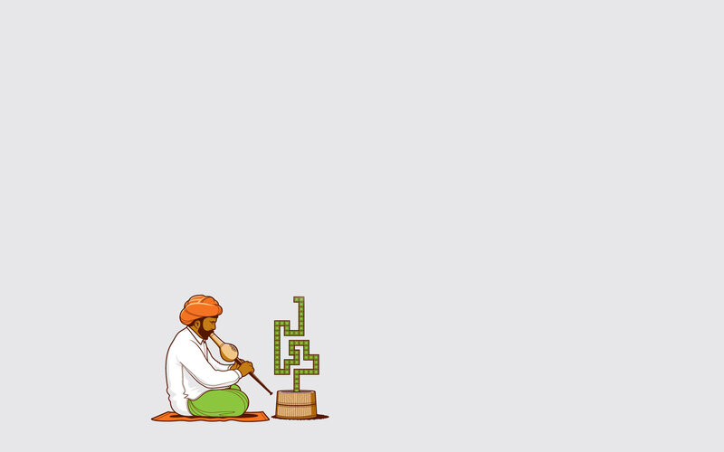 man playing wind instrument