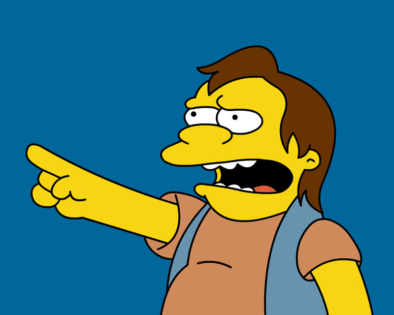 Man Pointing Angrily — Yellow