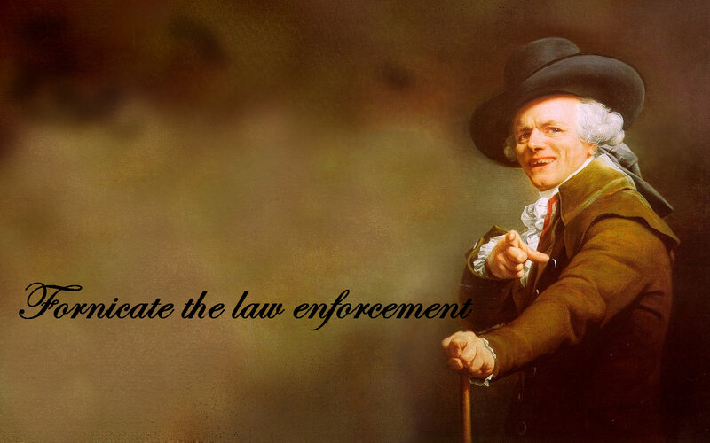 Man pointing with text