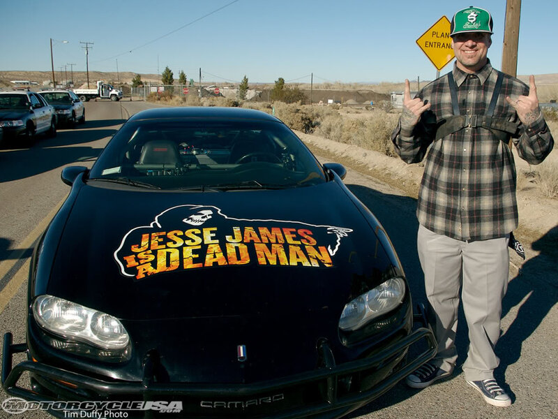 Man Posing with Car — Black