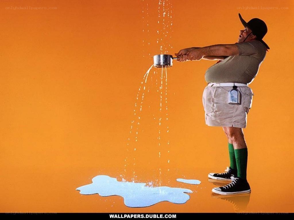 man pouring water from a pot
