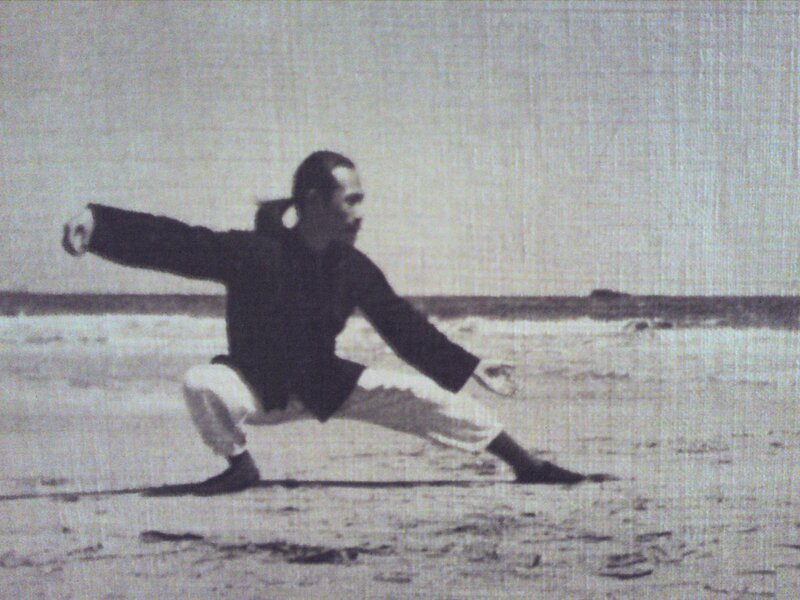 Man Practicing Martial Arts — Black