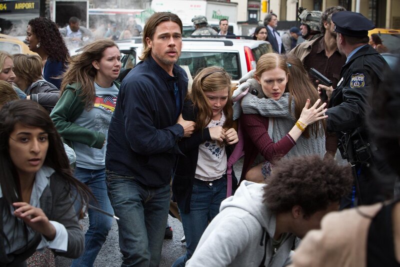 Man Protecting Children — Gray