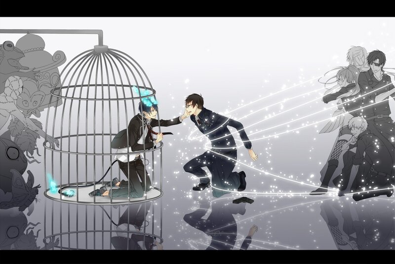 Man Reaching Through Cage