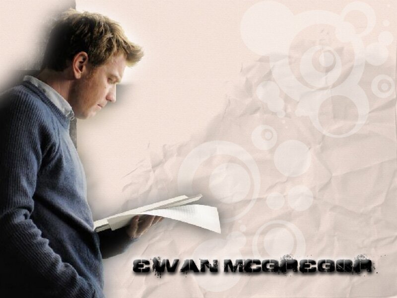Man Reading a Book — White