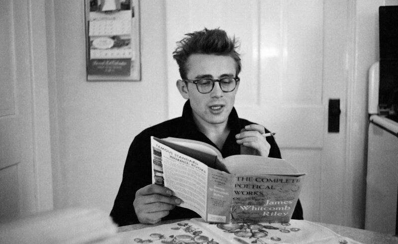Man Reading Book — Black, Calm, Photograph