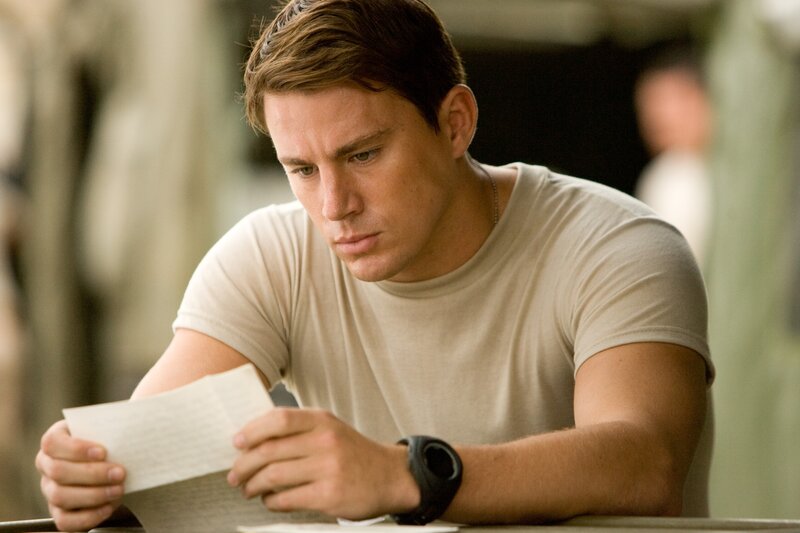man reading letter