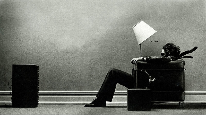 man resting in chair