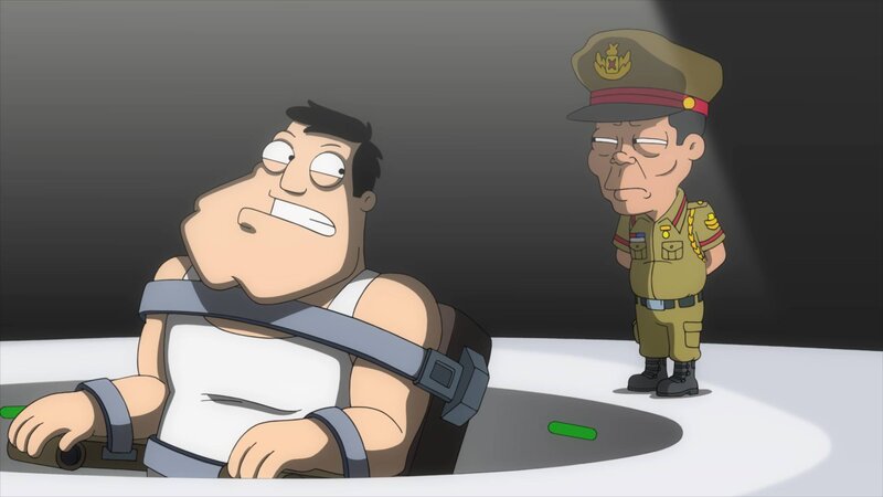 Man Restrained in Chair — Gray