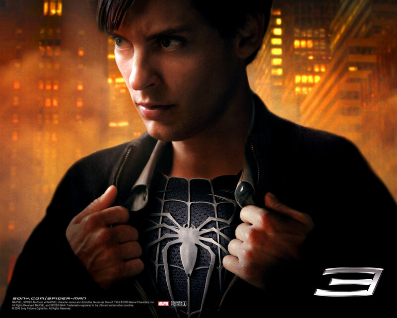 Man Revealing Spider Suit — Black