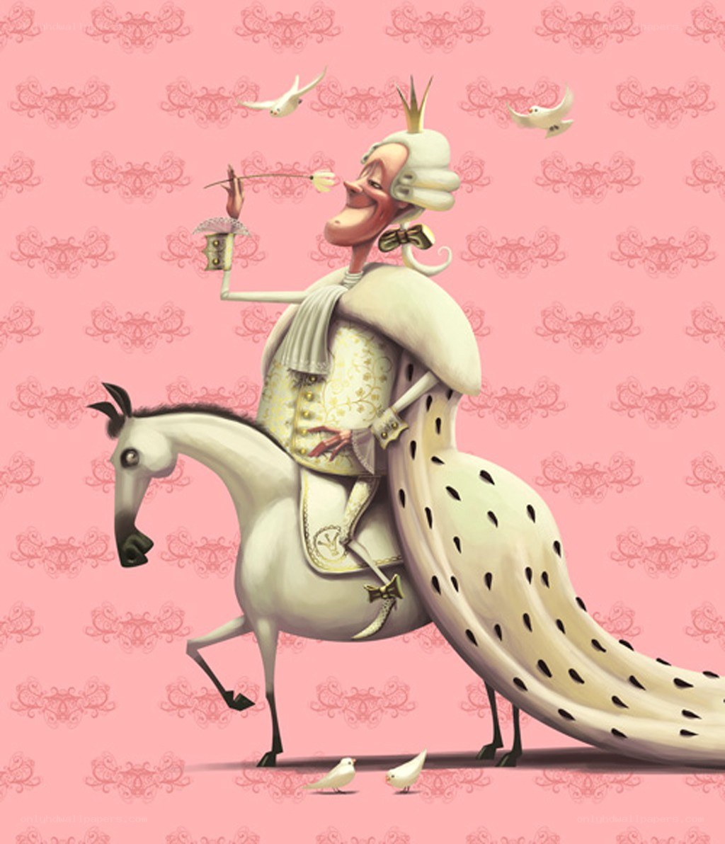 man riding a horse