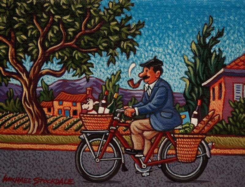 Man Riding Bicycle