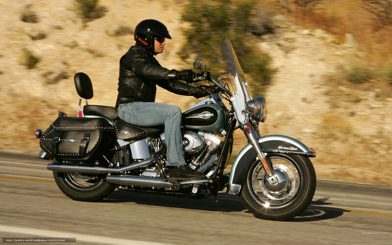 Man Riding Motorcycle — Black, Dynamic, Afternoon, Photograph, Road, Saddlebags