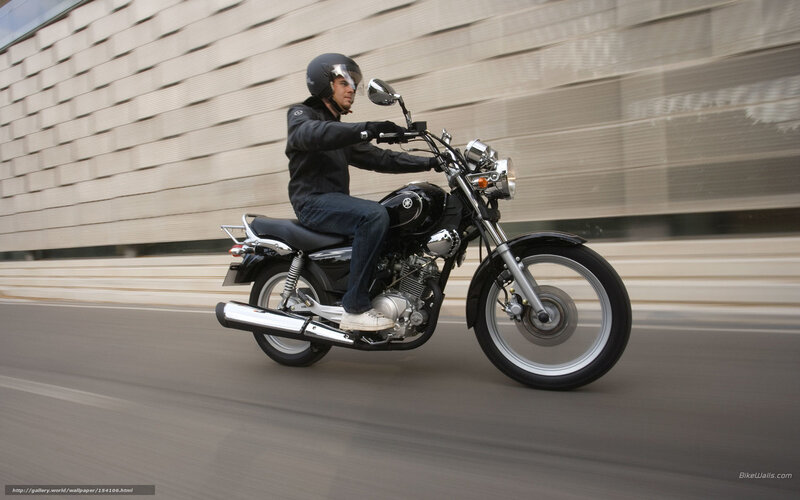 Man Riding Motorcycle — Black, Dynamic, Afternoon