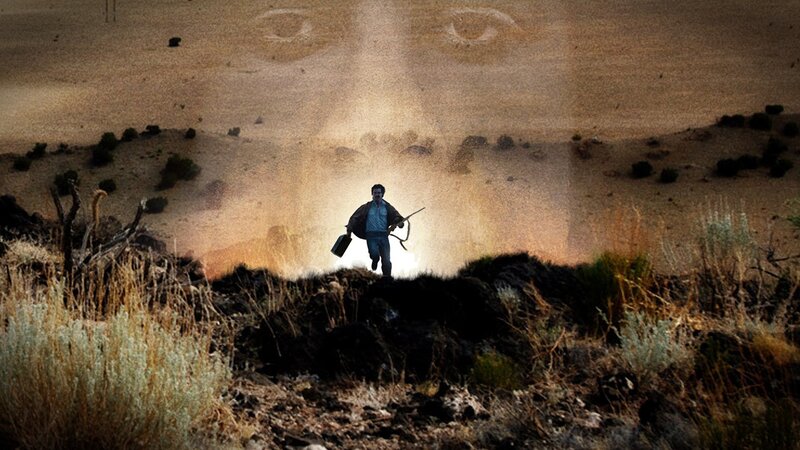 Man Running in Desert