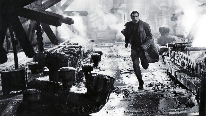 Man Running in Factory