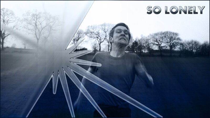 man running in field
