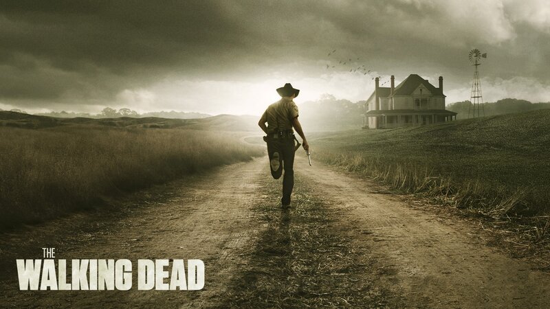 Man Running on Dirt Road — Brown