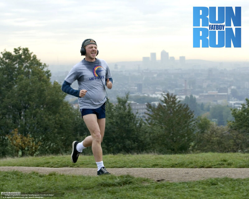 Man Running on Hill