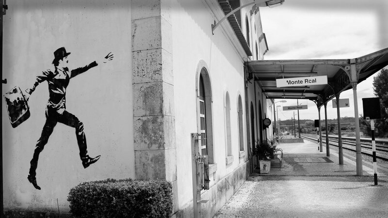Man Running on Wall