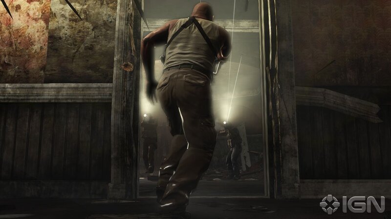 Man Running Through Doorway