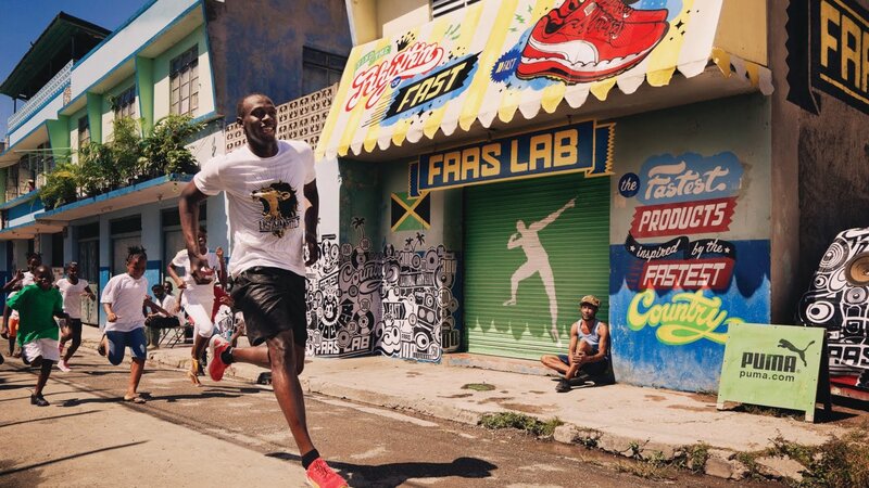 Man Running with Children