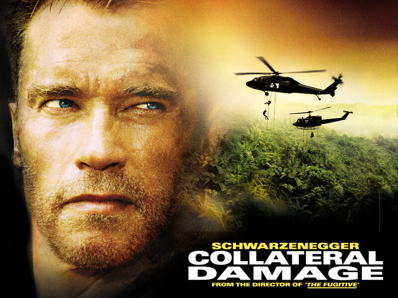 Man's Face and Helicopters