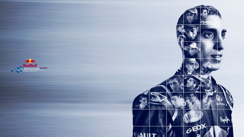 Man's Face Collage — Blue, Dynamic
