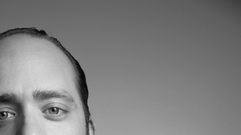 Man's Face in Close-up