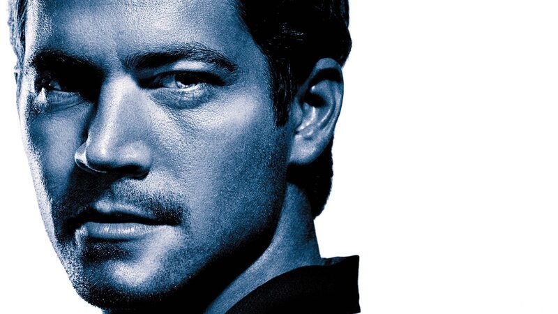 Man's Face in Profile — Blue, Serious