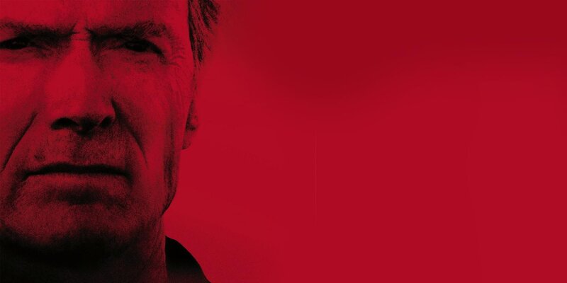 man's face in red light