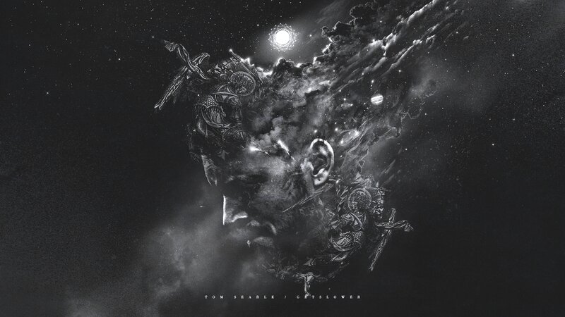 Man's Face in Space
