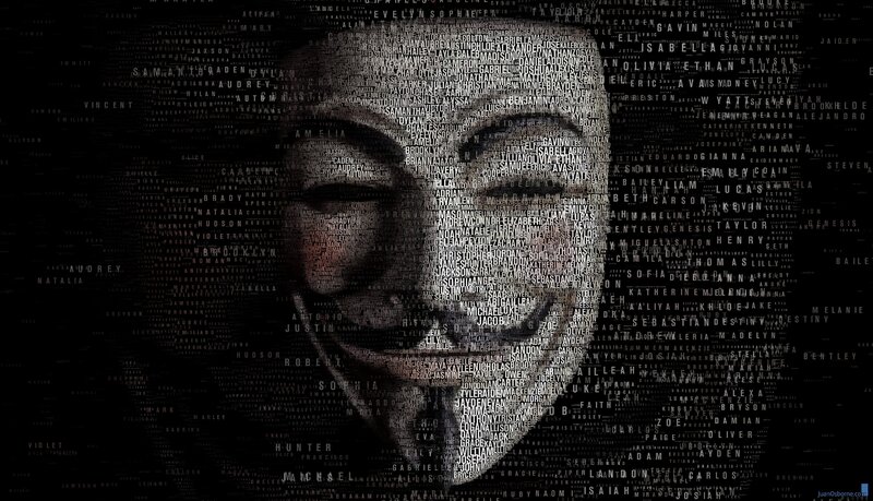 Man's Face Made of Names