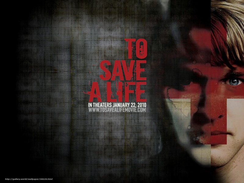 Man's Face on Poster — Red