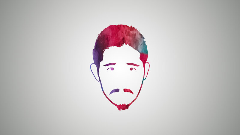 Man's Face Outline