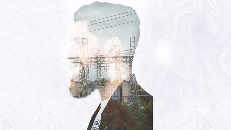 Man's Profile Silhouette